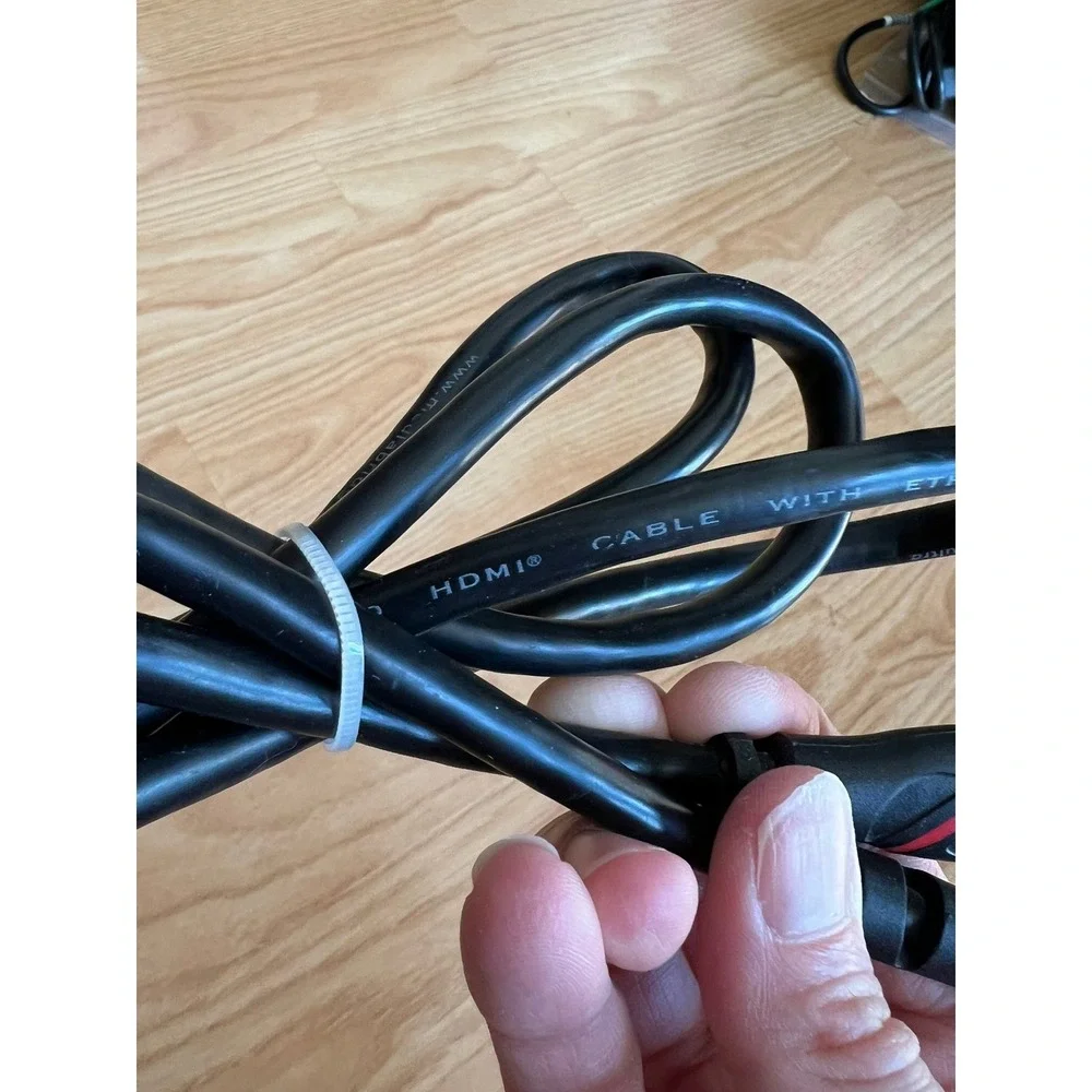MediaBridge HDMI Cable Unisex OS Black Very Good High Speed Ethernet 6ft